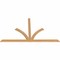 Ekena Millwork Richland Timber Gable Bracket, Western Red Cedar, 84"W x 49"H x 1 1/2"D x 3 1/2"F, 14/12 Pitch GBW084X49X0204RIC00SWR - alternate 4